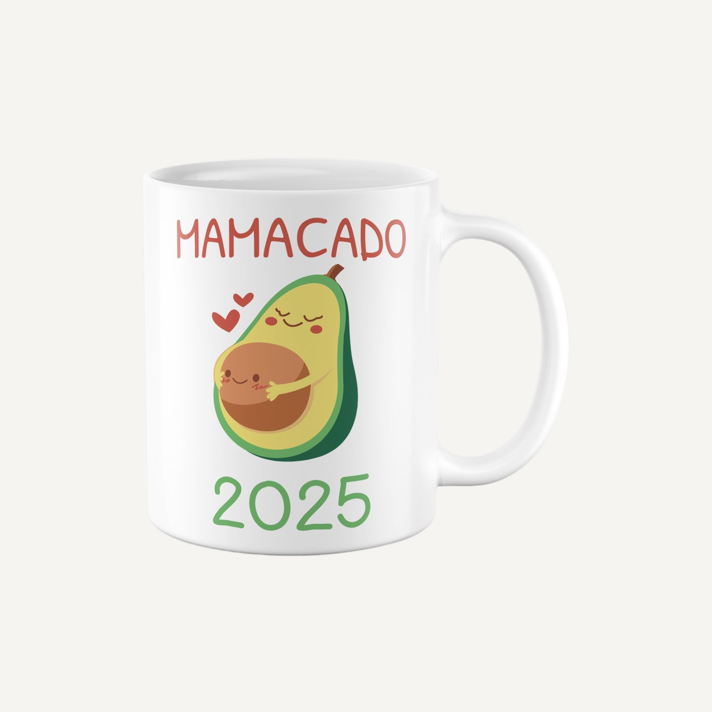 Mamacado Tasse 2025 – Avocado-Humor für Schwangere