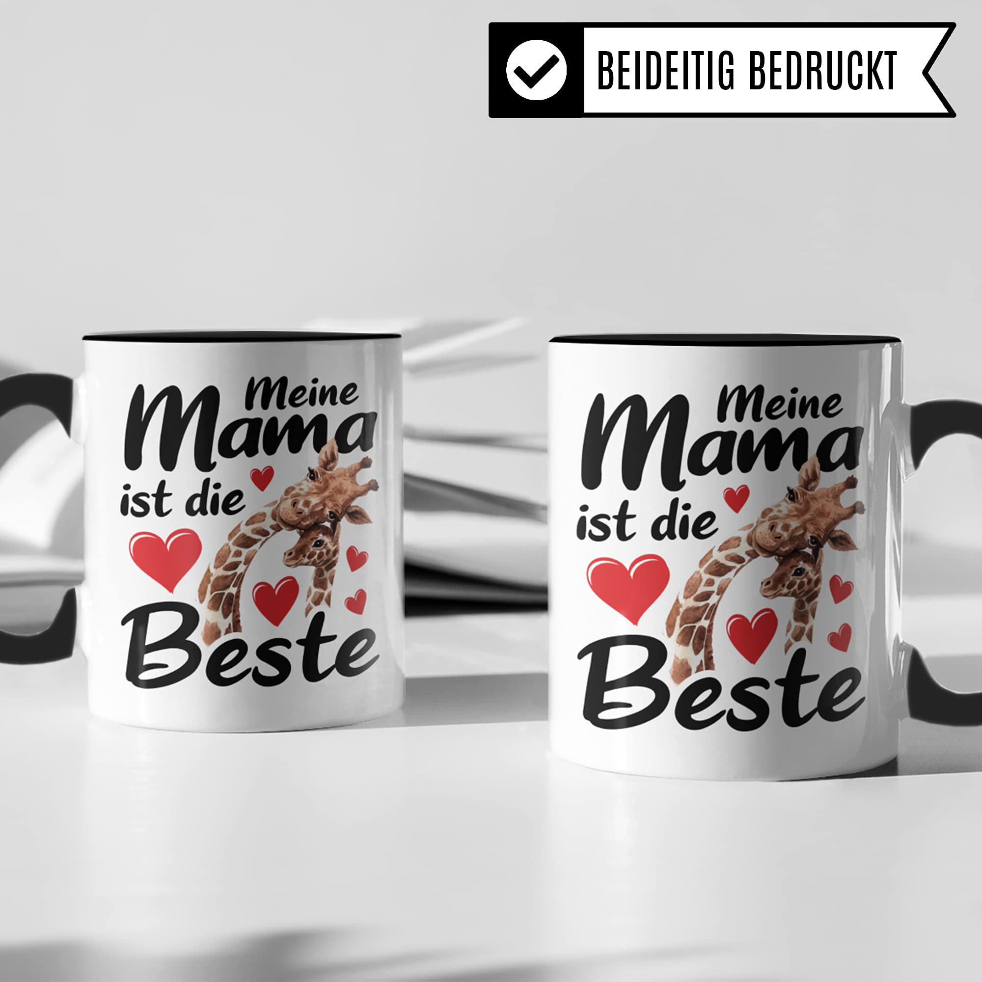Mama Tasse „Meine Mama ist die Beste“ – mit Herz – Bild 3