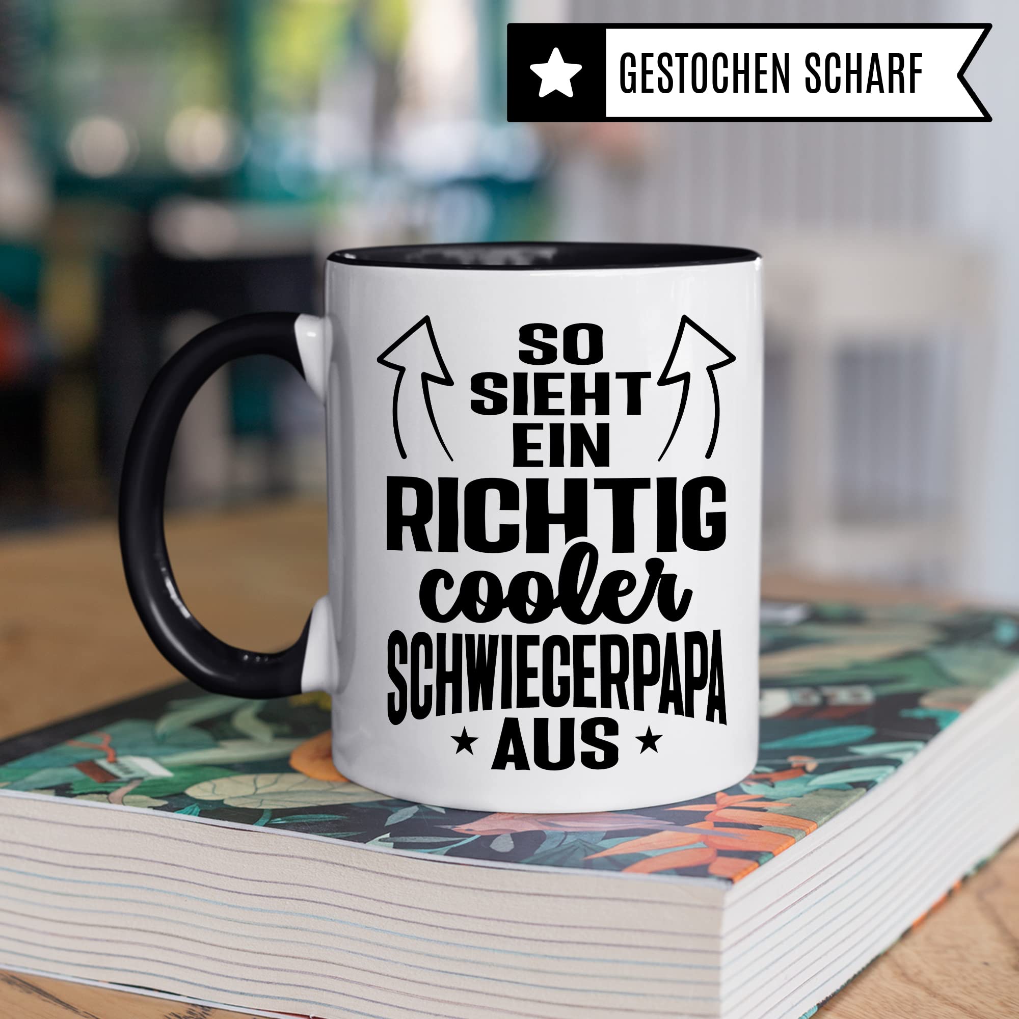 Schwiegerpapa Tasse „Richtig cool“ – auch Schwiegermama – Bild 4