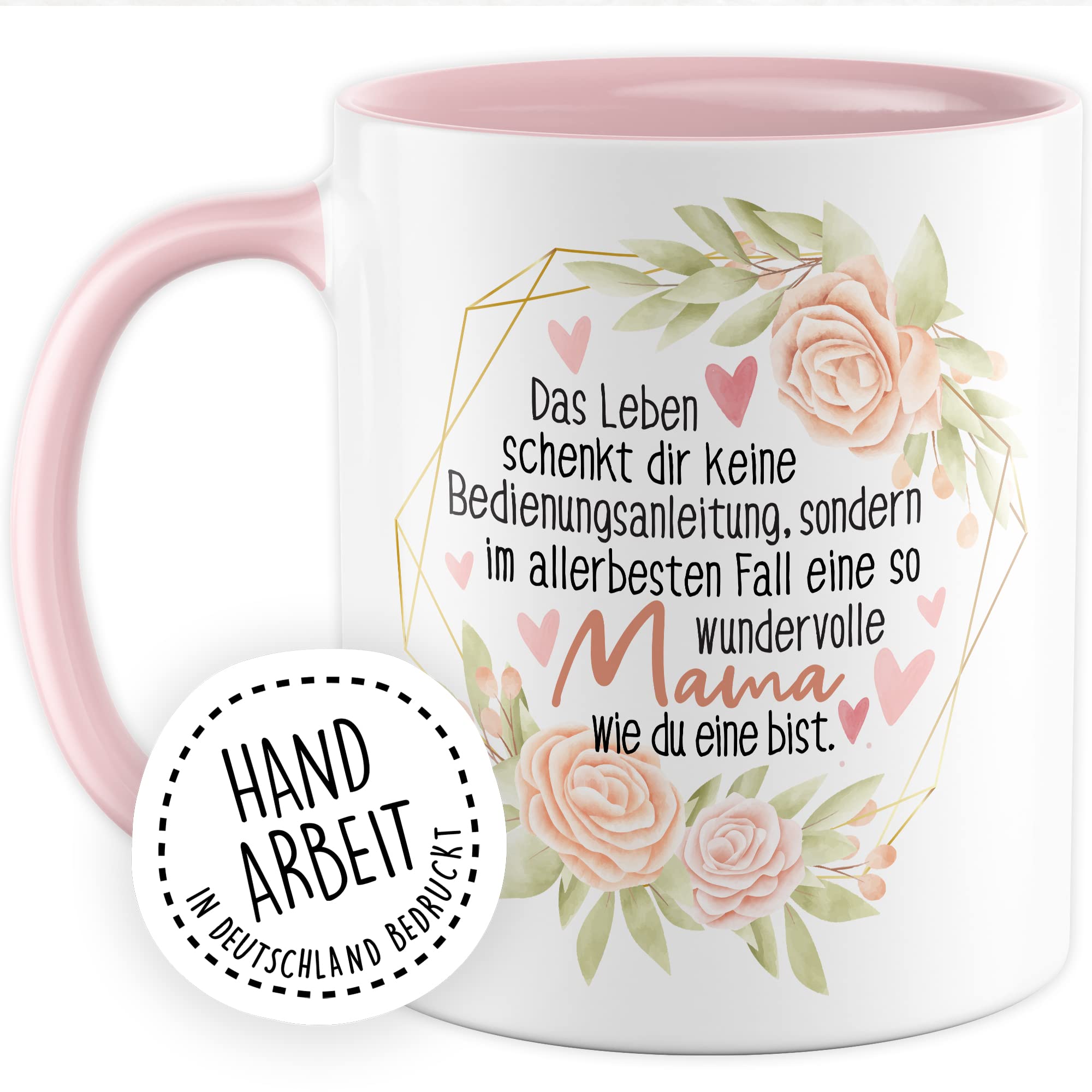 Mama Tasse „Das Leben schenkt dir keine Bedienungsanleitung“ – Bild 2