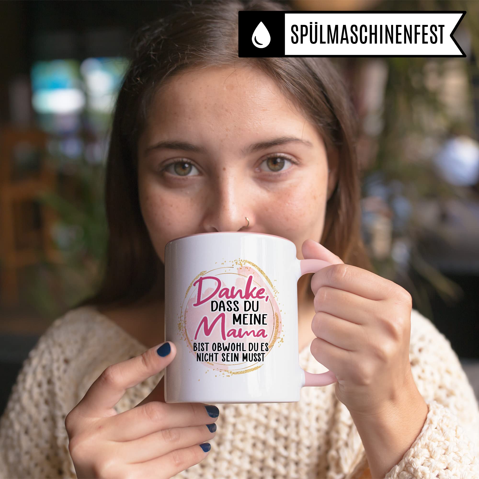 Pflegemama Tasse „Danke, dass du meine Mama bist“ – Bild 2
