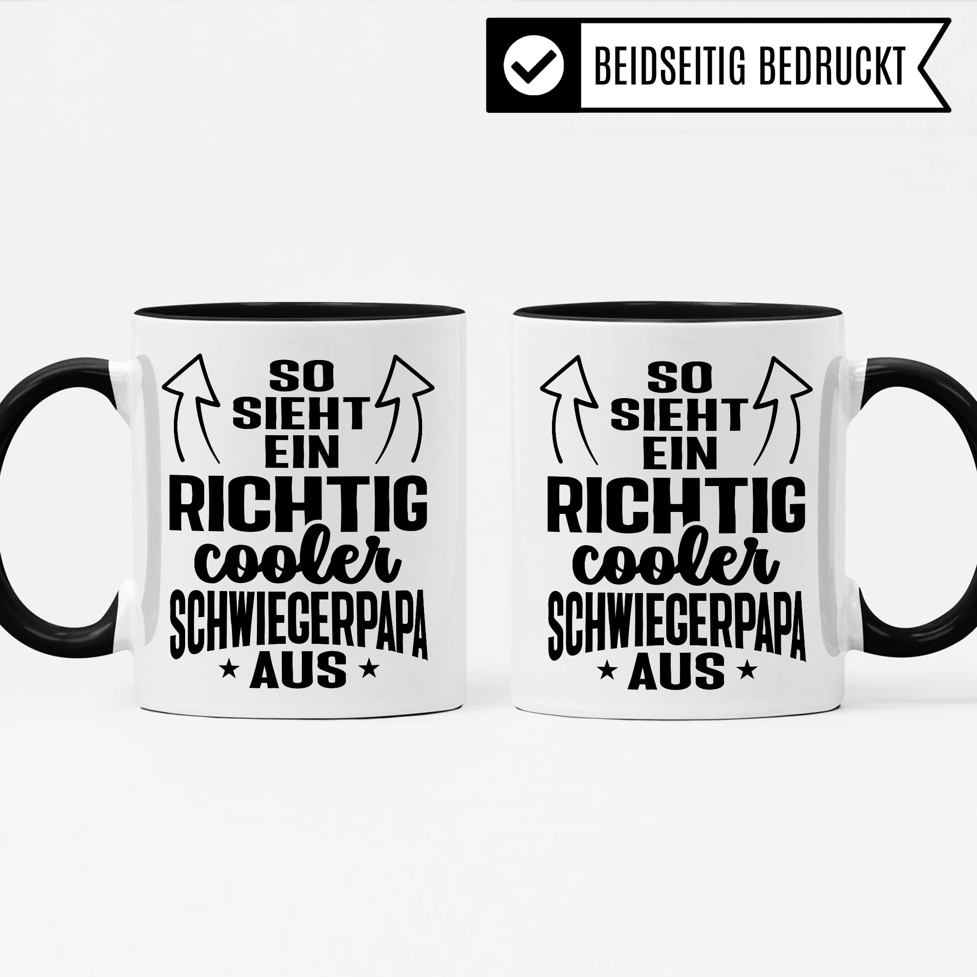 Schwiegerpapa Tasse „Richtig cool“ – auch Schwiegermama – Bild 3