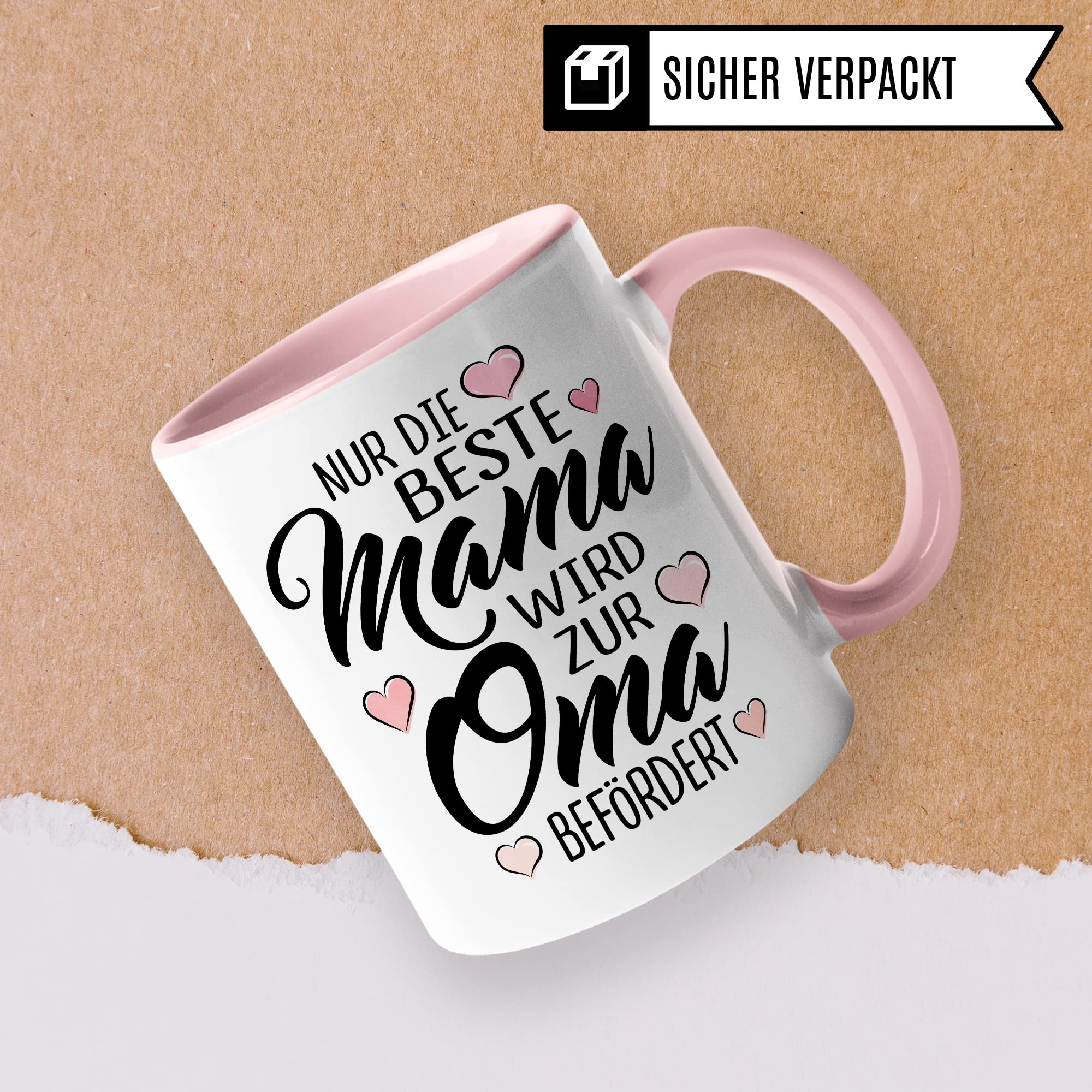 Oma Tasse „Zur Oma befördert“ – Baby-Ankündigung – Bild 2