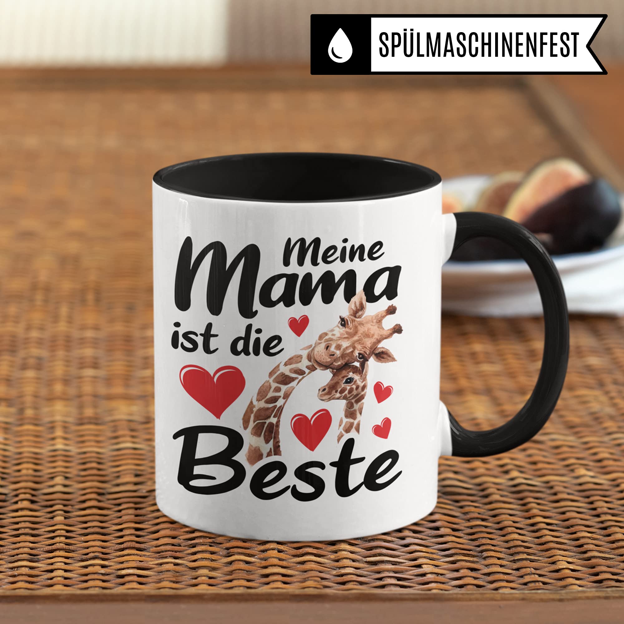Mama Tasse „Meine Mama ist die Beste“ – mit Herz – Bild 2