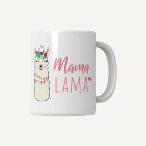 Mama Lama Tasse – lustiges Lama-Motiv