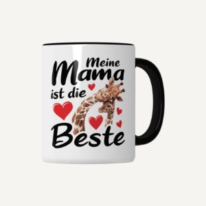 Mama Tasse „Meine Mama ist die Beste“ – mit Herz