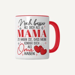 Oma Tasse „Dich als Oma meines Kindes zu haben“