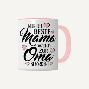 Oma Tasse „Zur Oma befördert“ – Baby-Ankündigung