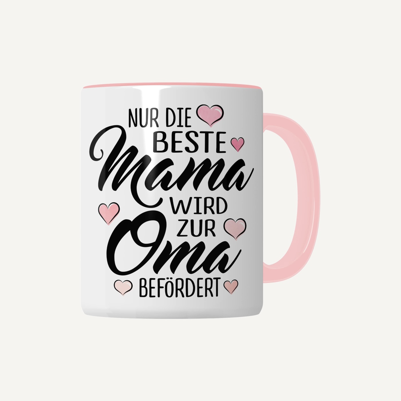 Oma Tasse „Zur Oma befördert“ – Baby-Ankündigung