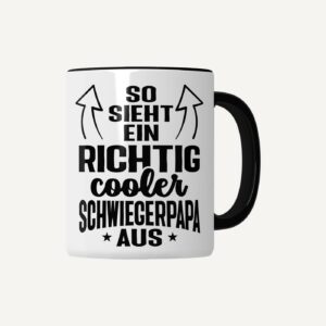 Schwiegerpapa Tasse „Richtig cool“ – auch Schwiegermama