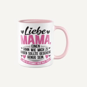 Lustige Mama Tasse „Geschenk genug“ – Sohn, Tochter & Kinder