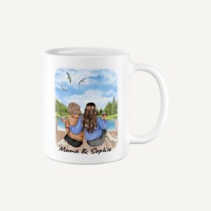 Muttertag Tasse personalisiert mit Name – 3 Farben