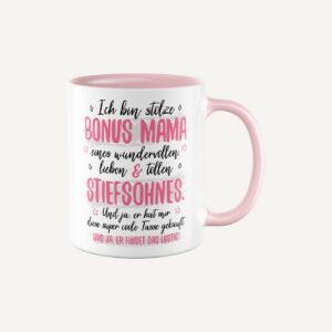 Bonusmama Tasse „Stolze Bonus Mama“ – vom Stiefkind